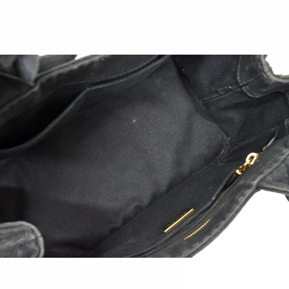 Prada Canapa Tote Bag Black - Picture 10 of 11
